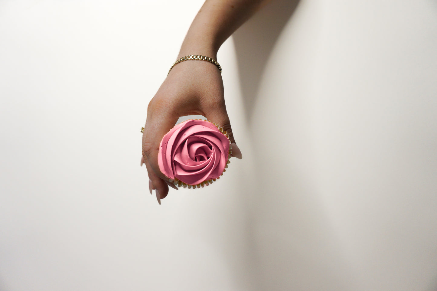 soft pink cupcake