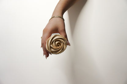 Latte coloured cupcake